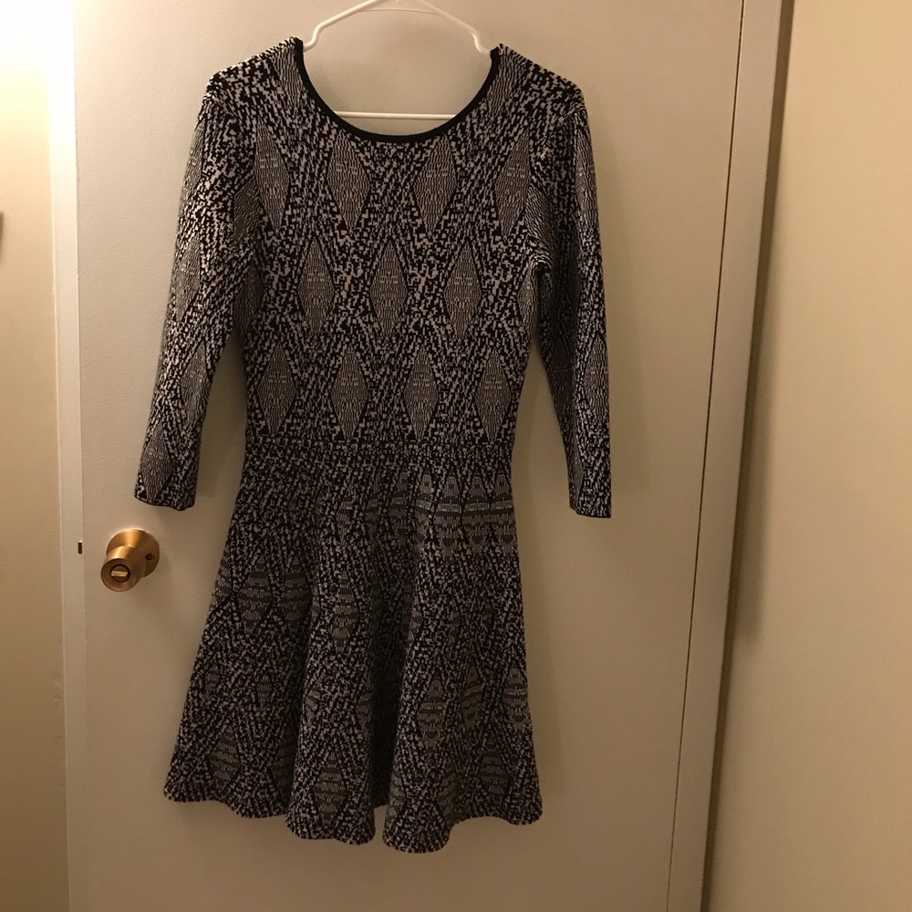 ZARA black and white dress
